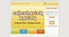 Desktop Screenshot of calculationnation.nctm.org